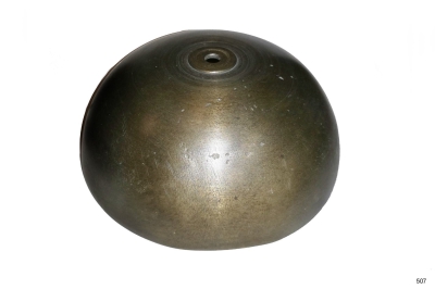 Bronzen comtoise bel, Ø 11.8 cm. 