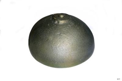 Bronzen comtoise bel, Ø 9.5 cm.